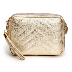 E.B Quilted Standard Bag Gold