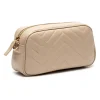 E.B Quilted Tapered Bag Biscuit