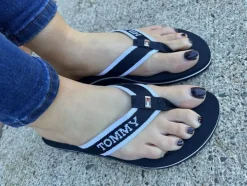 Hilfiger Webbing Pool Slide