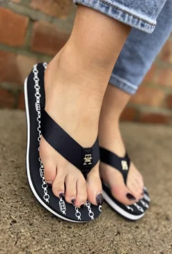 IM TH Chainprint Mid Wedge Sandal